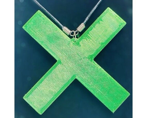 アクセサリー Green Costume Necklace With 18” Cord Necklace // Cosplay Necklace