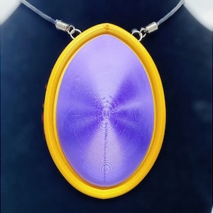 Purple Pendant Necklace with 18” cord necklace//Cosplay Necklace // Jewel Necklace // Witch and Wizard costumes