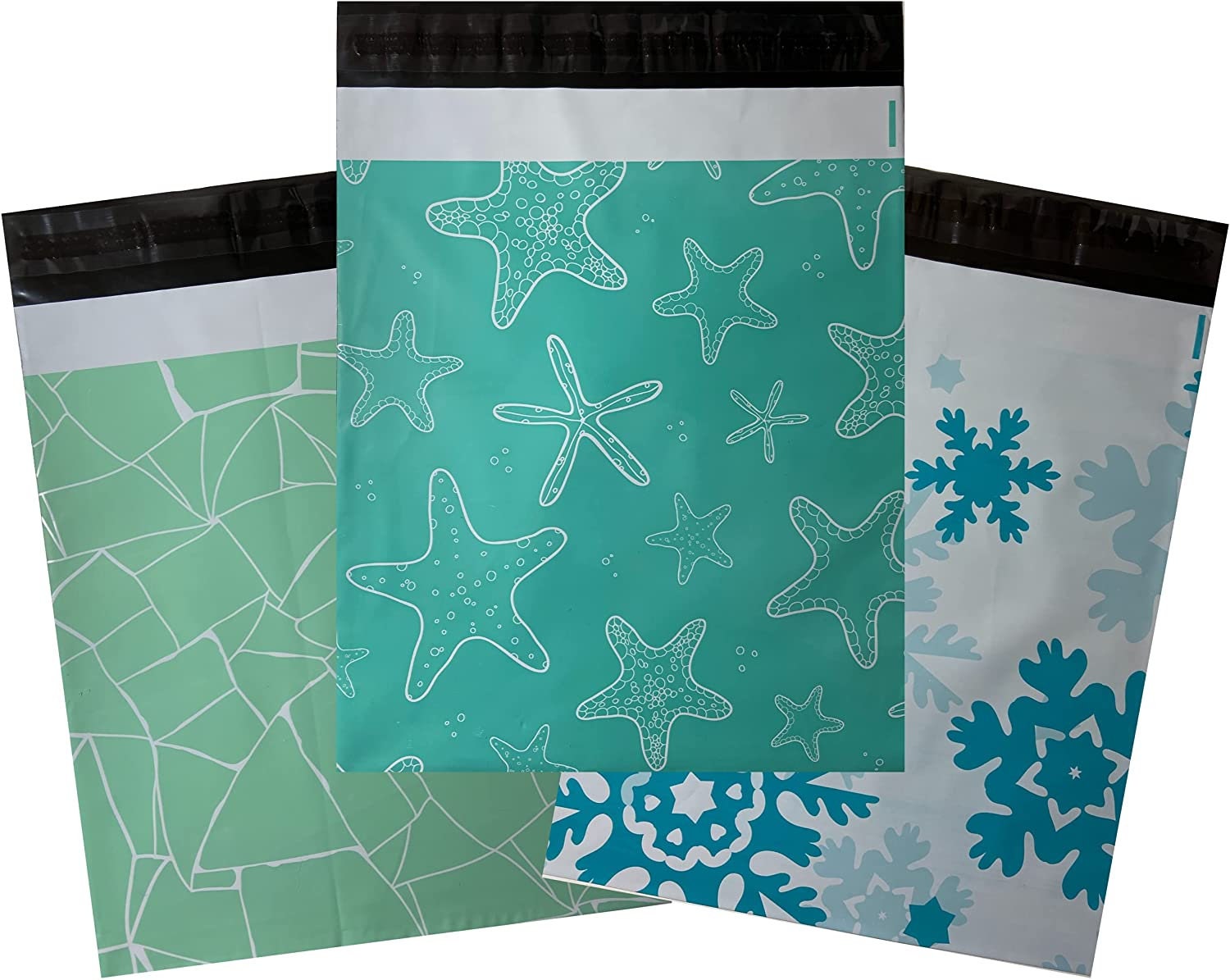 Designer Poly Mailers 10 x 11.5 Sample Pack Green Etsy