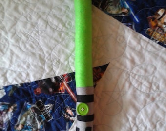 Softsaber Felt Light Saber in Galactic Green -- Free Shipping!