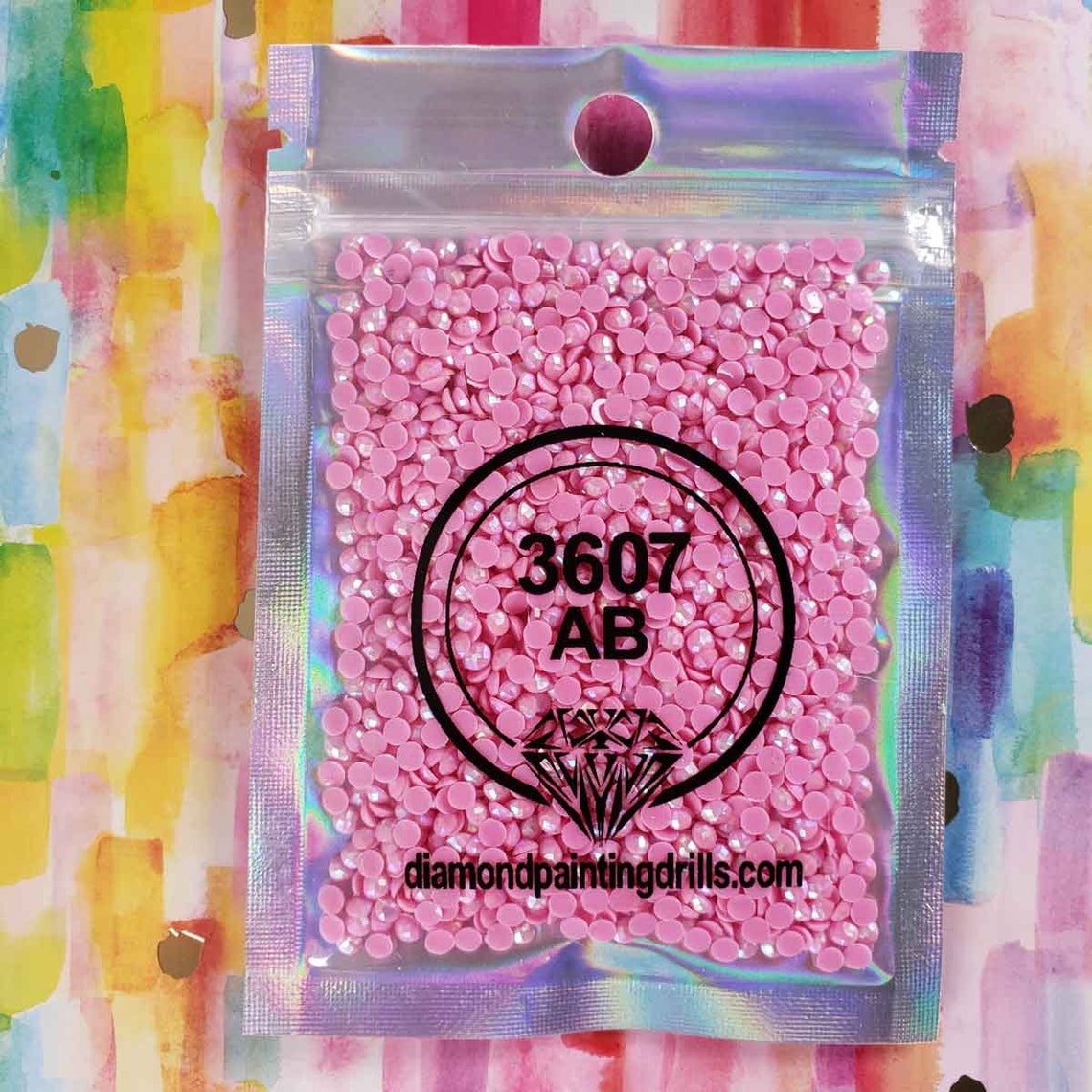 AB 3607 ROUND Diamond Painting Drills Aurora Borealis 5D Beads Etsy