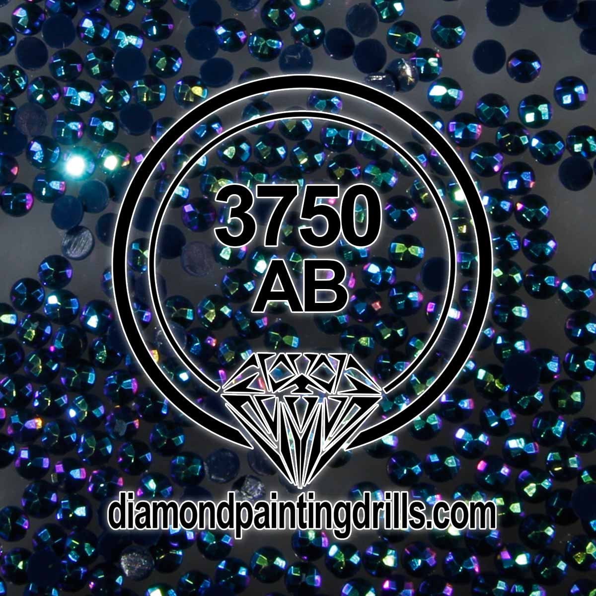 DiamondDrillsUSA - AB 3750 ROUND Aurora Borealis 5D Diamond Painting Drills  Beads DMC