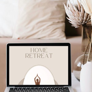 Home Retreat - Instant Download - A DIY full day health and wellness retreat from the comfort of your home.