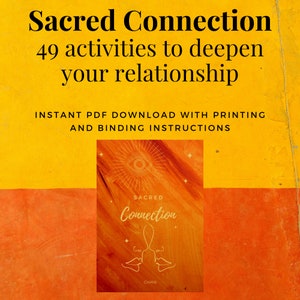 Sacred Connection - Downloadable E-Book (Activity book for couples, partners, friends and family)