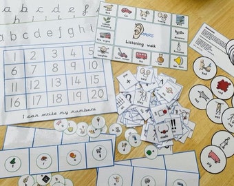 Copia DIGITALE pacchetto supporto avviamento scuola fonetica/matematica EYFS accoglienza primi anni 4 anni