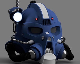Fallout T-65 Power Armor-helm: draagbaar (digitale download, geen fysieke helm!)