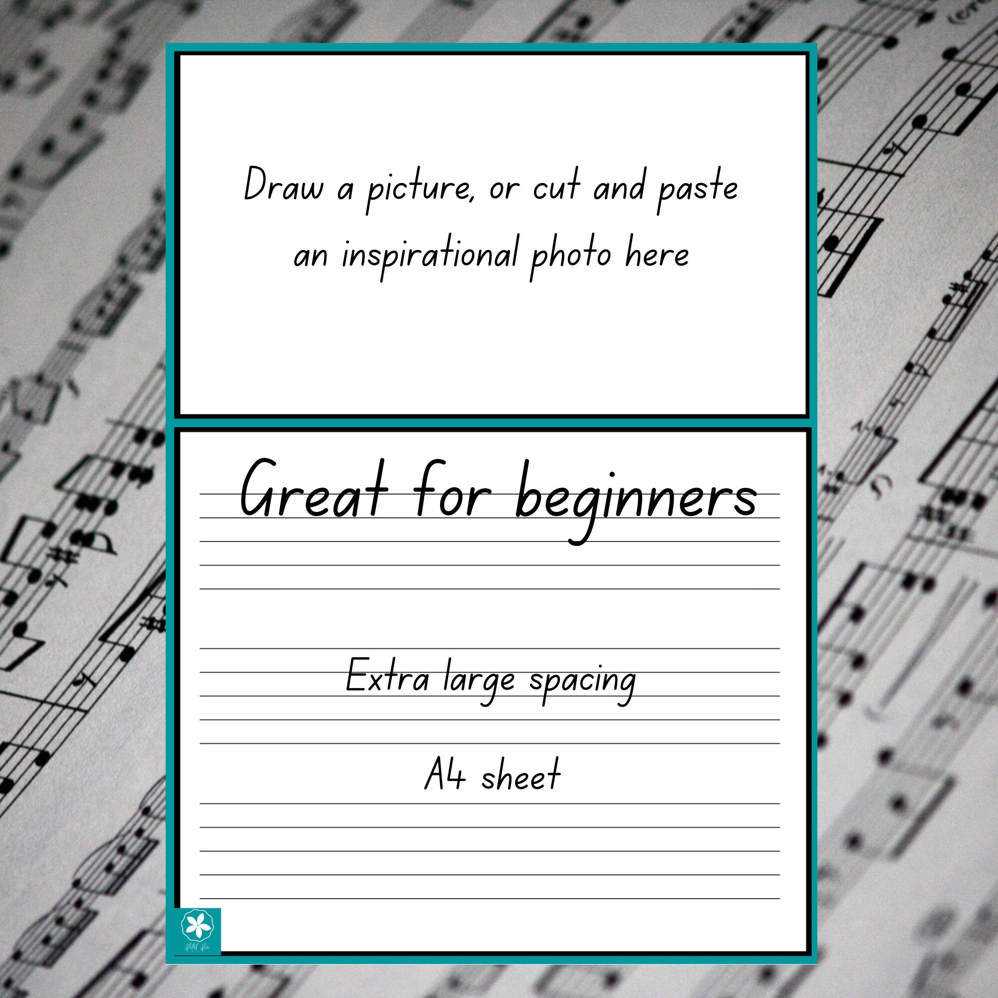 Music Manuscript Paper for Learning Theory and Composition Etsy