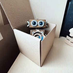 Деревянный робот игрушка для путешествий подарок студенту - Etsy