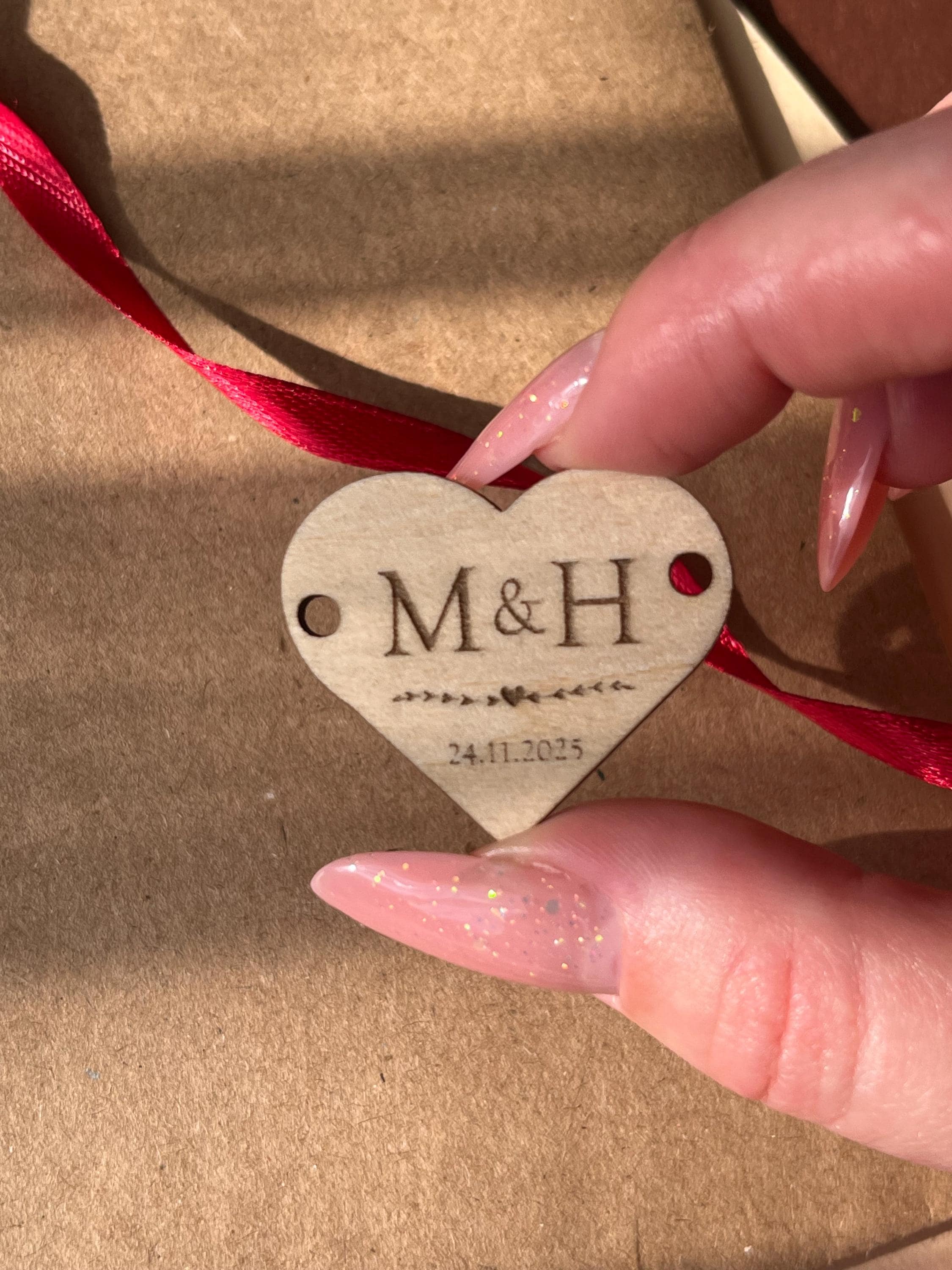 Personalized Wooden Invitation Tags