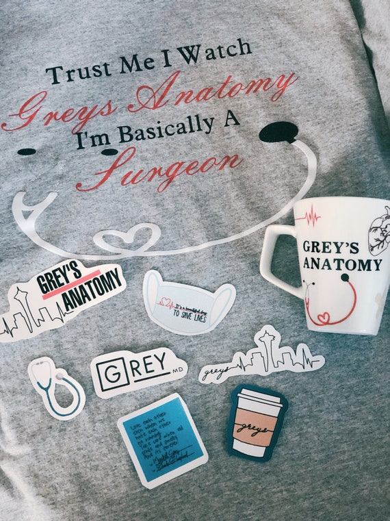 Greys Anatomy Gift Set Etsy