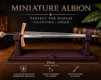 25cm Miniature Stainless Steel Albion Replica - Robin Of Sherwood