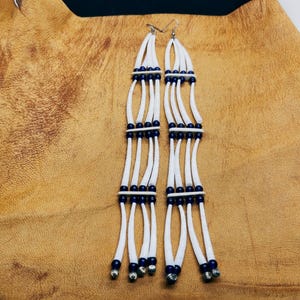 Dentalium Drop Earrings