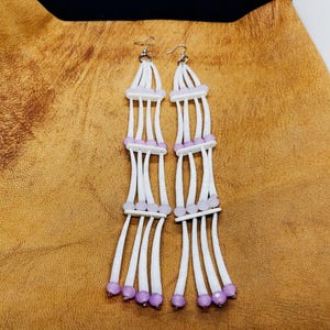 Dentalium Drop Earrings
