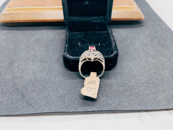 Art Nouveau Ruby Ring - image 2