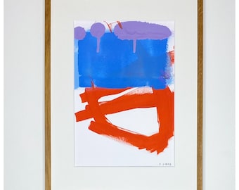 NOV-3, 2022 – Abstrakte Kunst | Unikat | Acrylbild auf Papier.