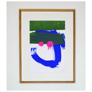 NOV-2, 2022 – Abstrakte Kunst | Unikat | Acrylbild auf Papier.