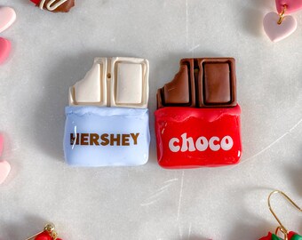 Chocolate Bar Pet Tag | Valentine's Pet Tags Chocolate Dipped Polymer Clay Pet Name Tags Pet Tags For Small Large Dogs Handmade In Canada