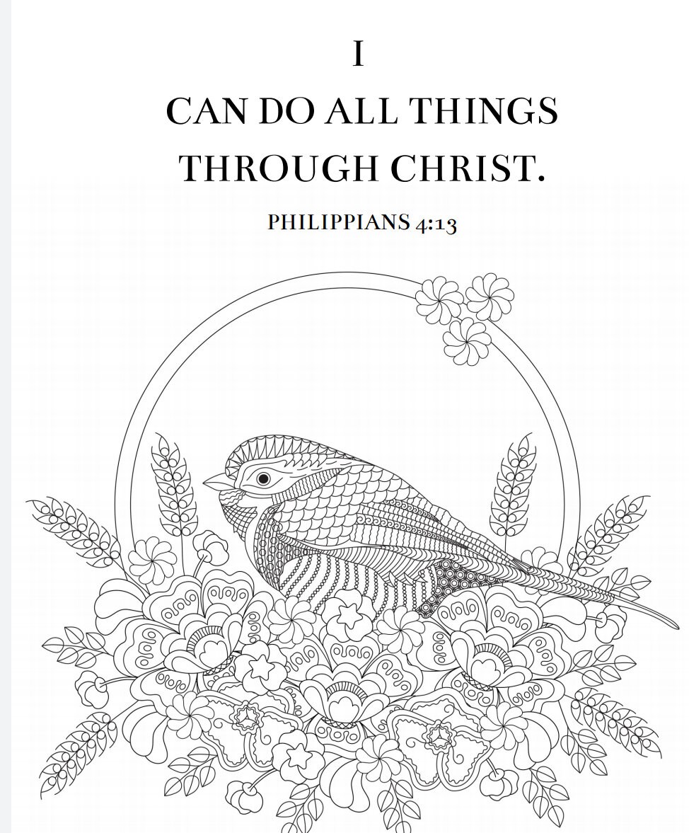 christian bible verse coloring pages etsy