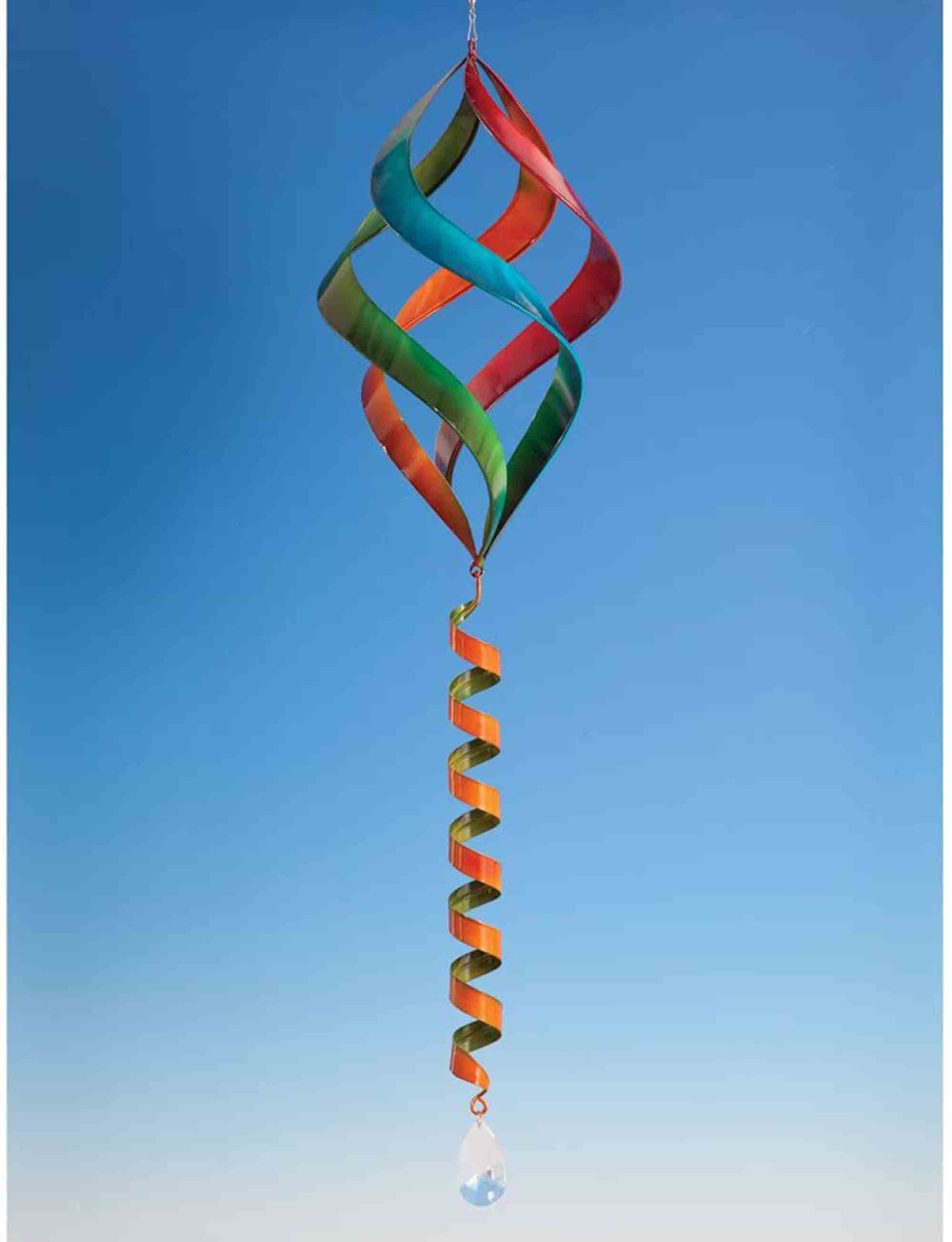 Enameled Rainbow Wind Spinner Beautiful Weather Resistant Etsy