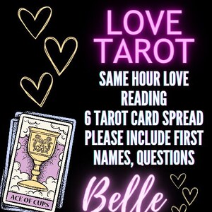 Very detailed SAME HOUR love tarot reading