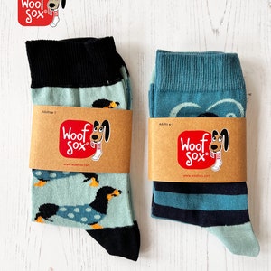 Dachshund Twin Pack Socks for Dachsund Rescue