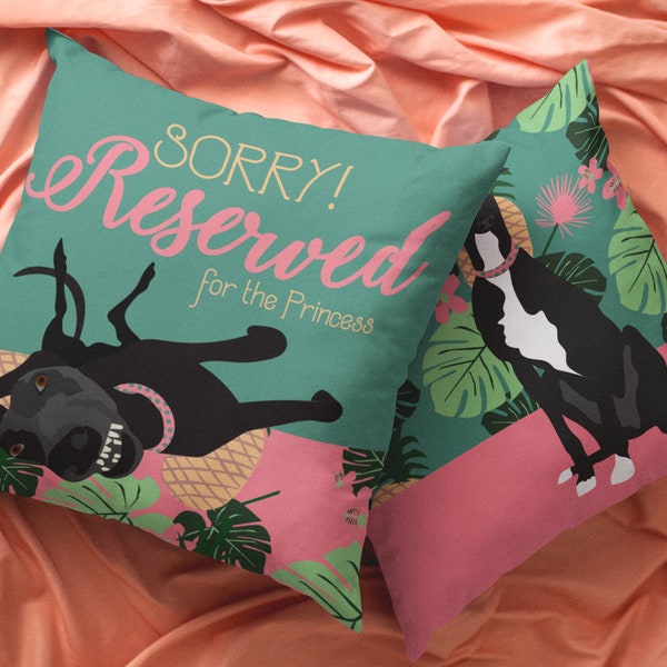 Coussin réversible tropical Greyhound