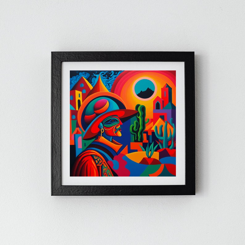 Mexican Wall Art Mexican Art Print Mexican Kitchen Decor Etsy