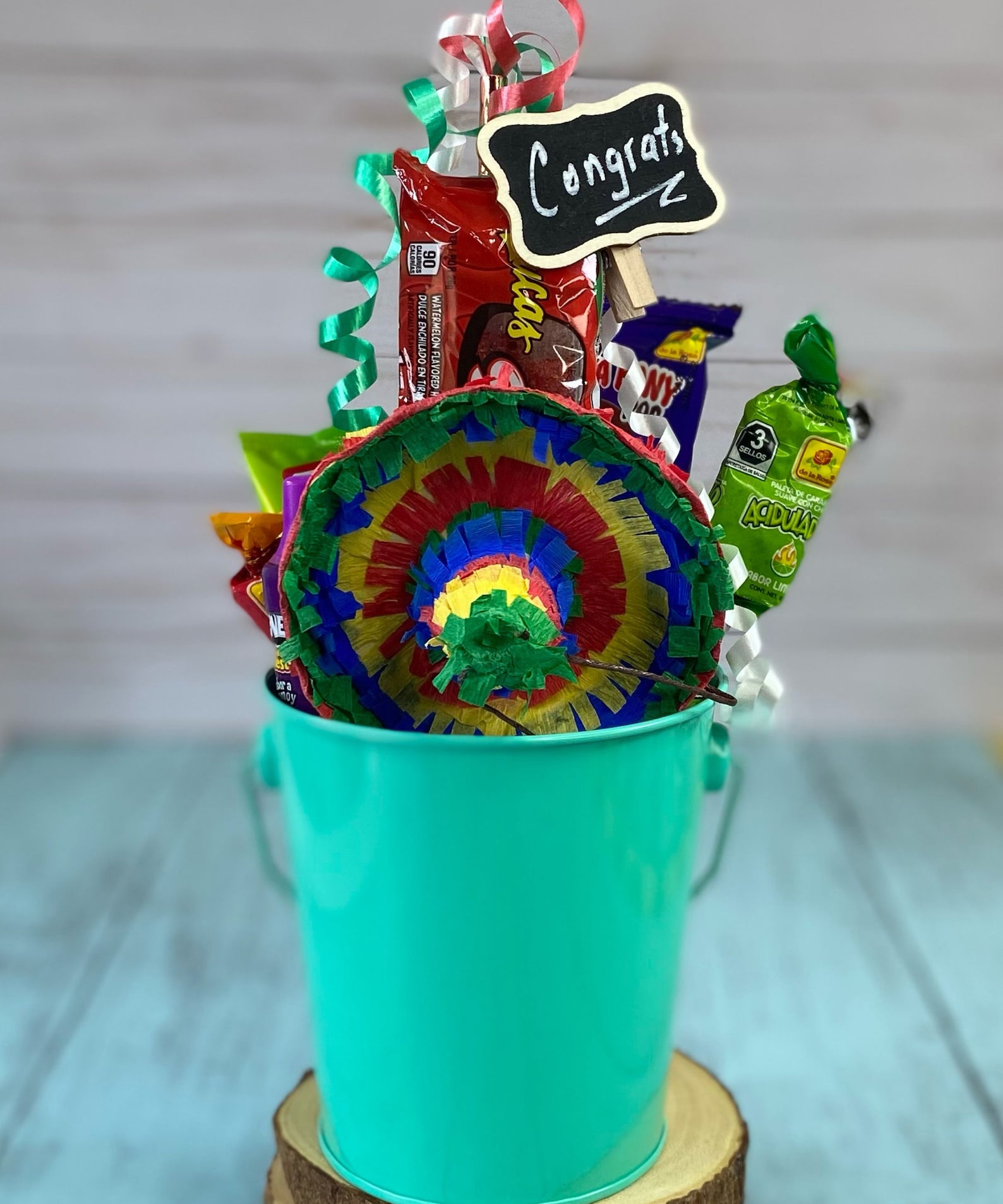 Mexican Candy Gift Bucket Regalo Gift Birthday Gift Etsy