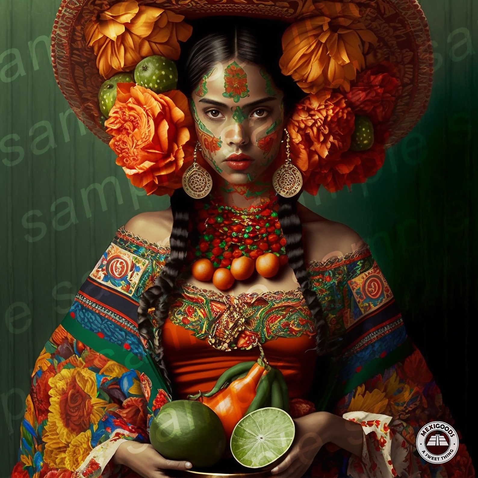 Mexican Wall Art Mexican Art Print Mexican Kitchen Decor Etsy