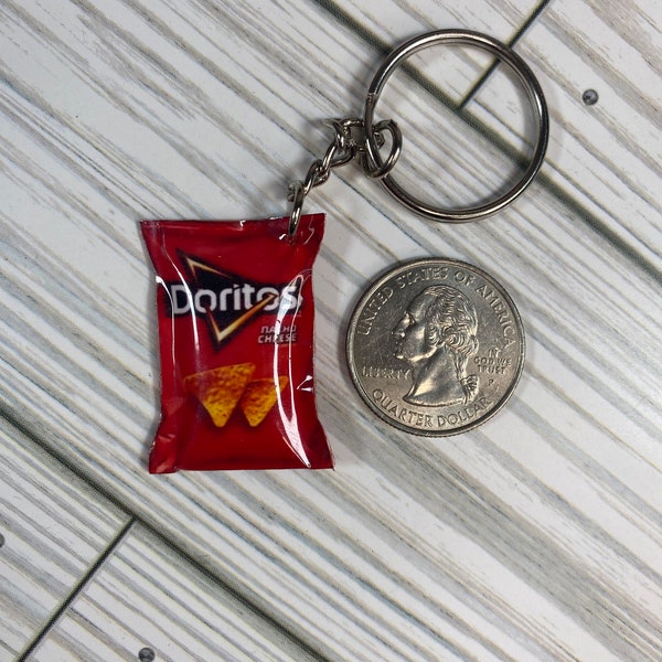 Resin Art Keychain | Doritos Bag