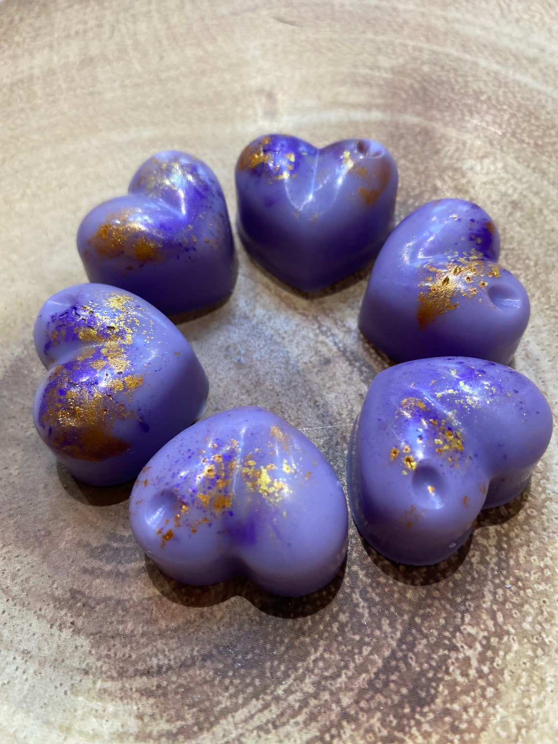 Beautiful Wax melt hearts various scents available Etsy