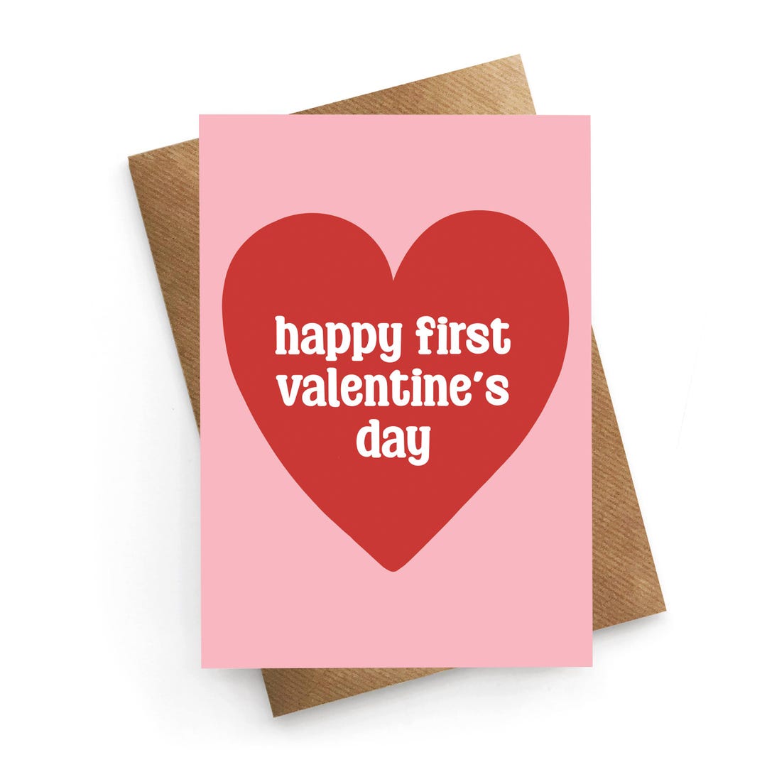 First Valentines Day Card, Girlfriend First Valentines, Boyfriend First ...