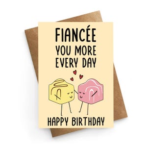 Fiancée Birthday Card, Wife To Be Birthday Card, Birthday Card For Her, Funny Birthday Card, Birthday Card Engaged, Fiancée Birthday Gift