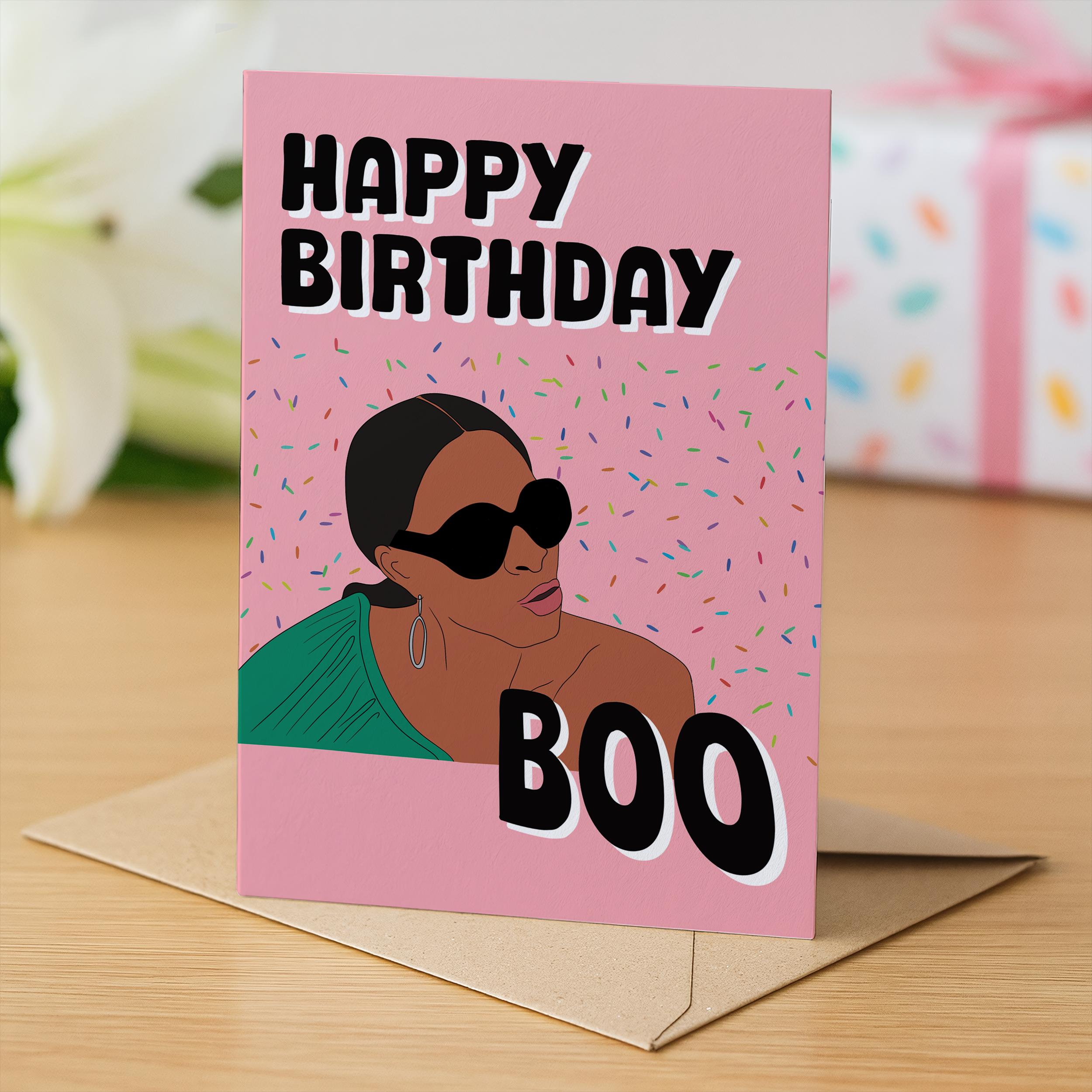 Real Housewives Birthday Card, Who Gon Check Me Boo, RHOA Birthday Card ...