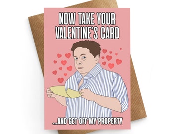 Valentines Card Girlfriend, Funny Valentines Card, Come Dine Card, Valentines Card Wife, Valentines Gift