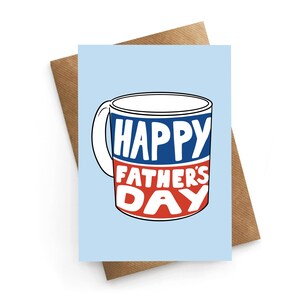 Carte de fête des pères drôle, carte de papa tasse de sport, carte d'anniversaire de ma fille, carte de blague de papa, carte de papa drôle, carte pour papa, cadeau de fête des pères