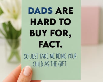 Funny Birthday Card For Dad, Birthday Card Dad, Dad Birthday Card, Funny Dad Card, Hard To Buy For, Birthday Card For Dad, Fathers Day Gift