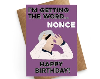 Funny Birthday Card, TV Show Birthday Card, Funny Birthday Brother, Friend Birthday Baptiste, Birthday Card Girlfriend, Work Friend Birthday