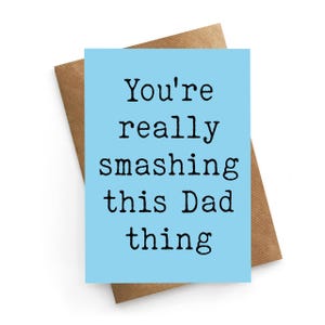 First Fathers Day Card, 1st Fathers Day Card, Fathers Day From Baby, Fathers Day Card From Wife, Fathers Day Gift, Cute Fathers Day Card