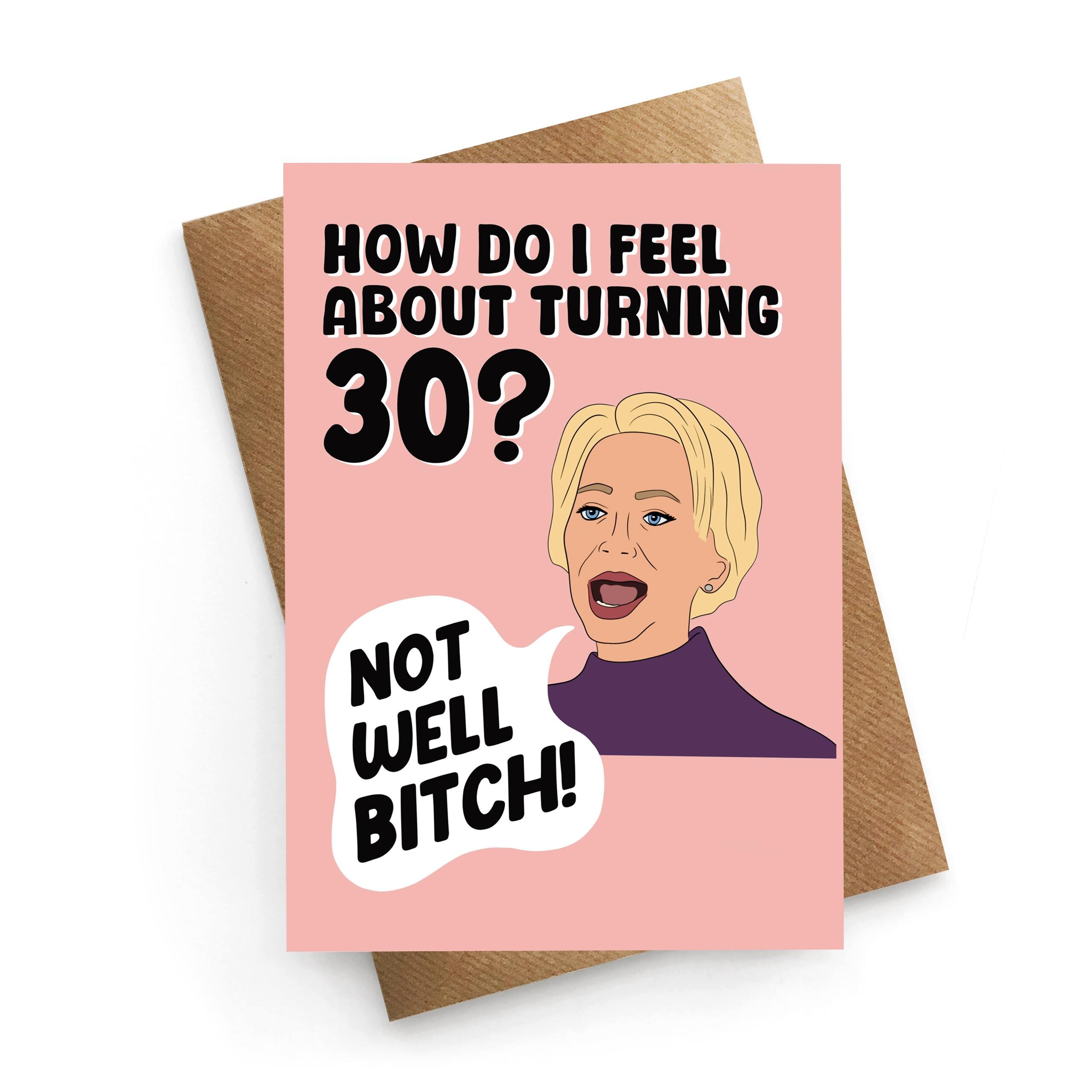 Real Housewives Birthday Card UK