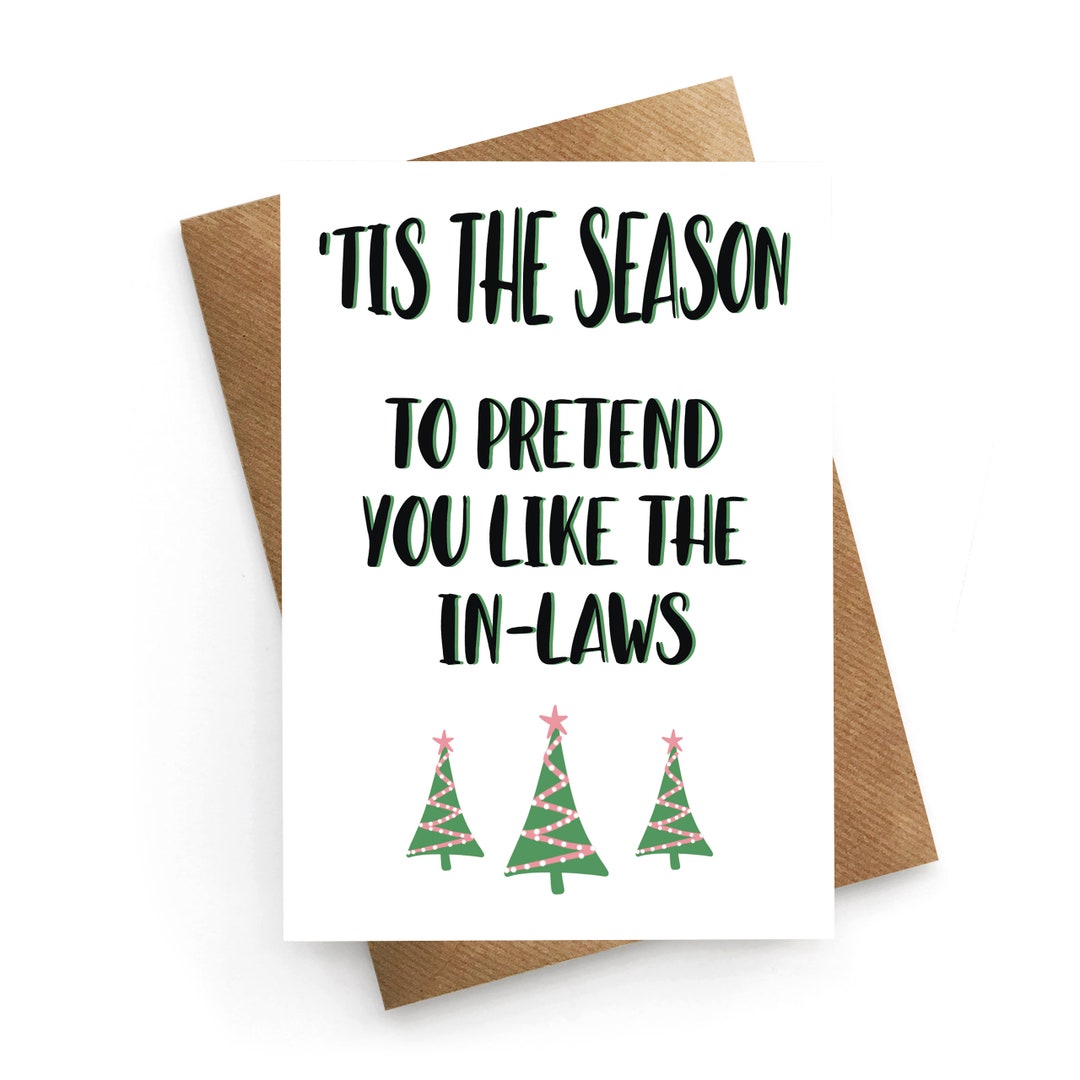 Funny Christmas Card, Holiday Card, Sarcastic, Funny Christmas Gifts ...