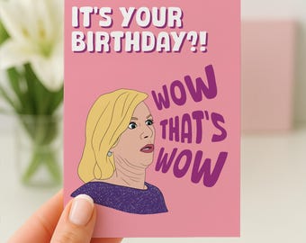 Real Housewives Birthday Card, Funny Birthday Card, Real Housewives of New York Card, Friend Birthday Card,  Housewives Card For Friend