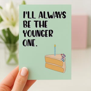 Funny Birthday Card, Friend Birthday Card, Brother Birthday Card, Sister Birthday Card, Best Friend Gift, Birthday Card For Her