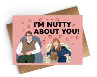 Anniversary Card Boyfriend, Nutty About You, Anniversary Card For Her, Wife Anniversary Gift