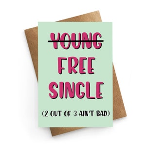 Grappige verjaardagskaart, beste vriend verjaardagskaart, enkele vriend verjaardagskaart, liefdeskaart Bestie, Soul Sister Card, slechte invloed verjaardagskaart