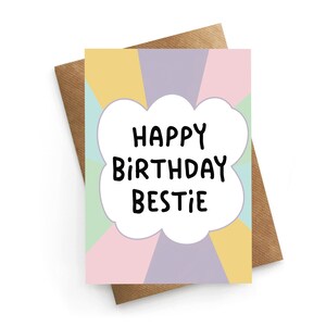 Birthday Card Best Friend, Birthday Bestie, Friend Card, Birthday Friend, Best Friend Birthday Gift, Soul Sister Card Friend