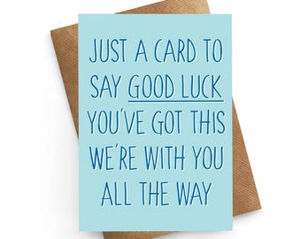 Carte porte-bonheur, Carte du GCSE, You got this, Carte d'examens de bonne chance, Jolie carte de chance, Bonne chance pour lui, Carte de bonne chance pour fils