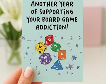Brettspiel Geburtstagskarte, Geburtstagskarte Ehemann, Geburtstagskarte für Frau, lustige Geburtstagskarte, Geburtstagskarte für ihn, Verlobte Geburtstagsgeschenk