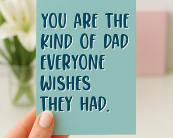 Vatertagskarte, beste Dad-Karte, wie ein Vater für mich, danke, dass sie ein Vater sind, süße Vatertagskarte, am Vatertag, Vaterfigurkarte