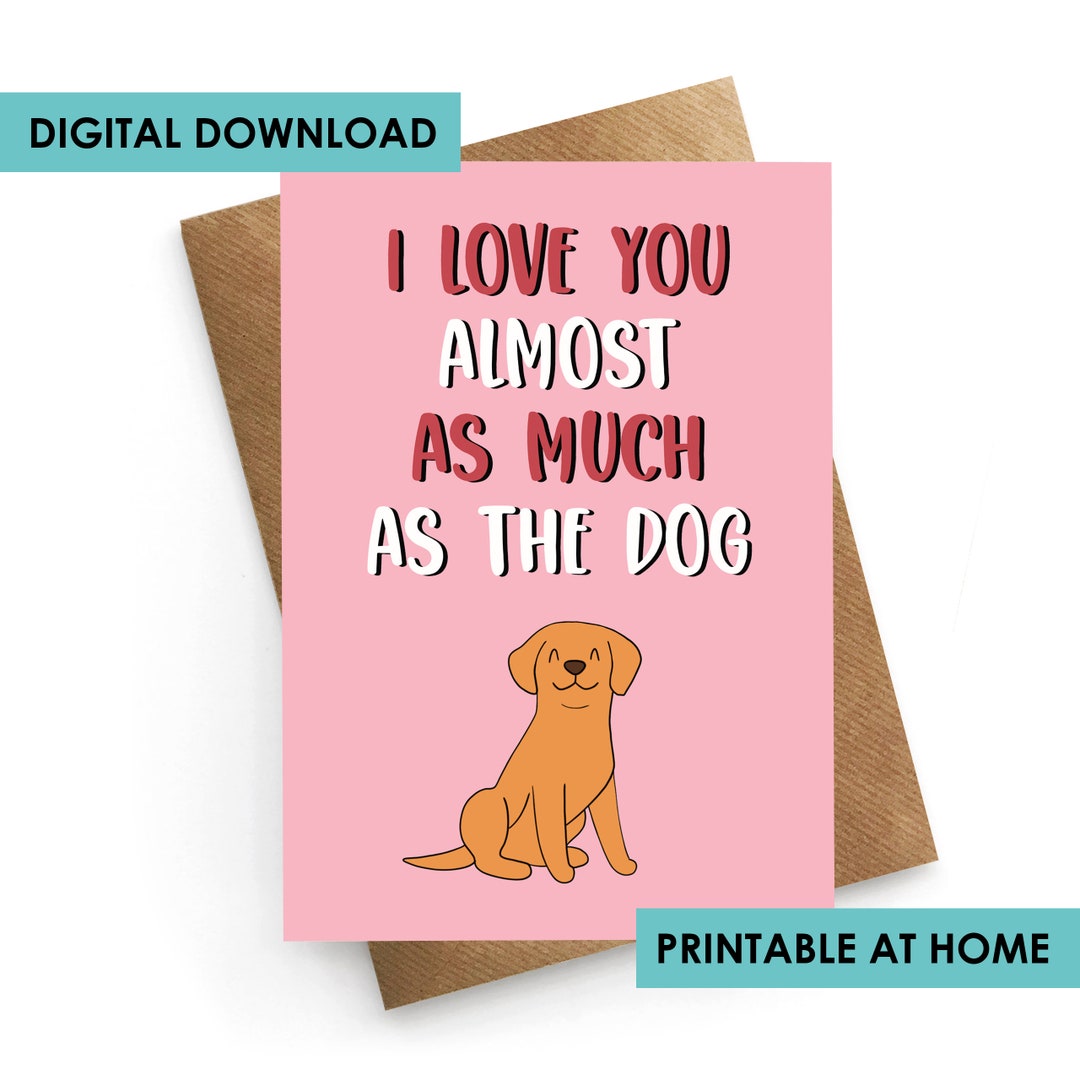 Instant Downloadable Card, Printable Valentines Card, Valentines Card ...